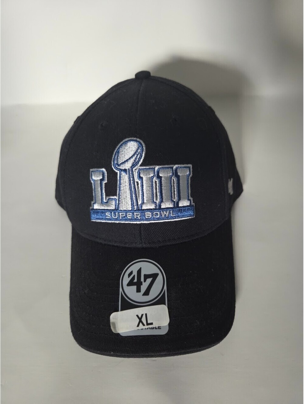 Super Bowl LIII Black Hat by ’47 Brand XL Adjustable – NFL Licensed Atlanta 2019